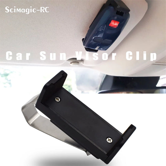Car Sun Visor Clip Holder Gate Remote 47-68mm for Garage Door Control Car Keychain Barrier Universal Opener Quick Installation